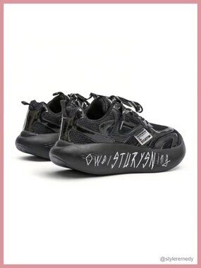 Chunky Platform Sneakers - 2.3" Height Incre Unisex Walking Running Shoes